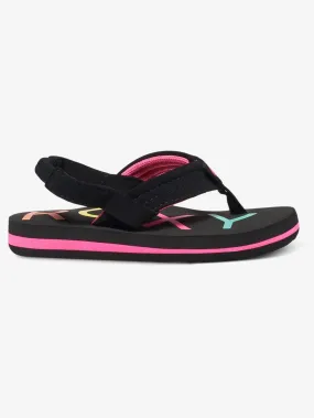 Vista Black Sandals (Little Kids)