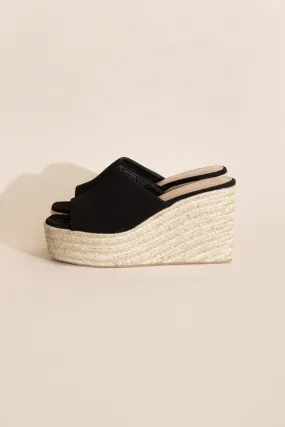 WEBSTER Platform Wedge Slide Heels