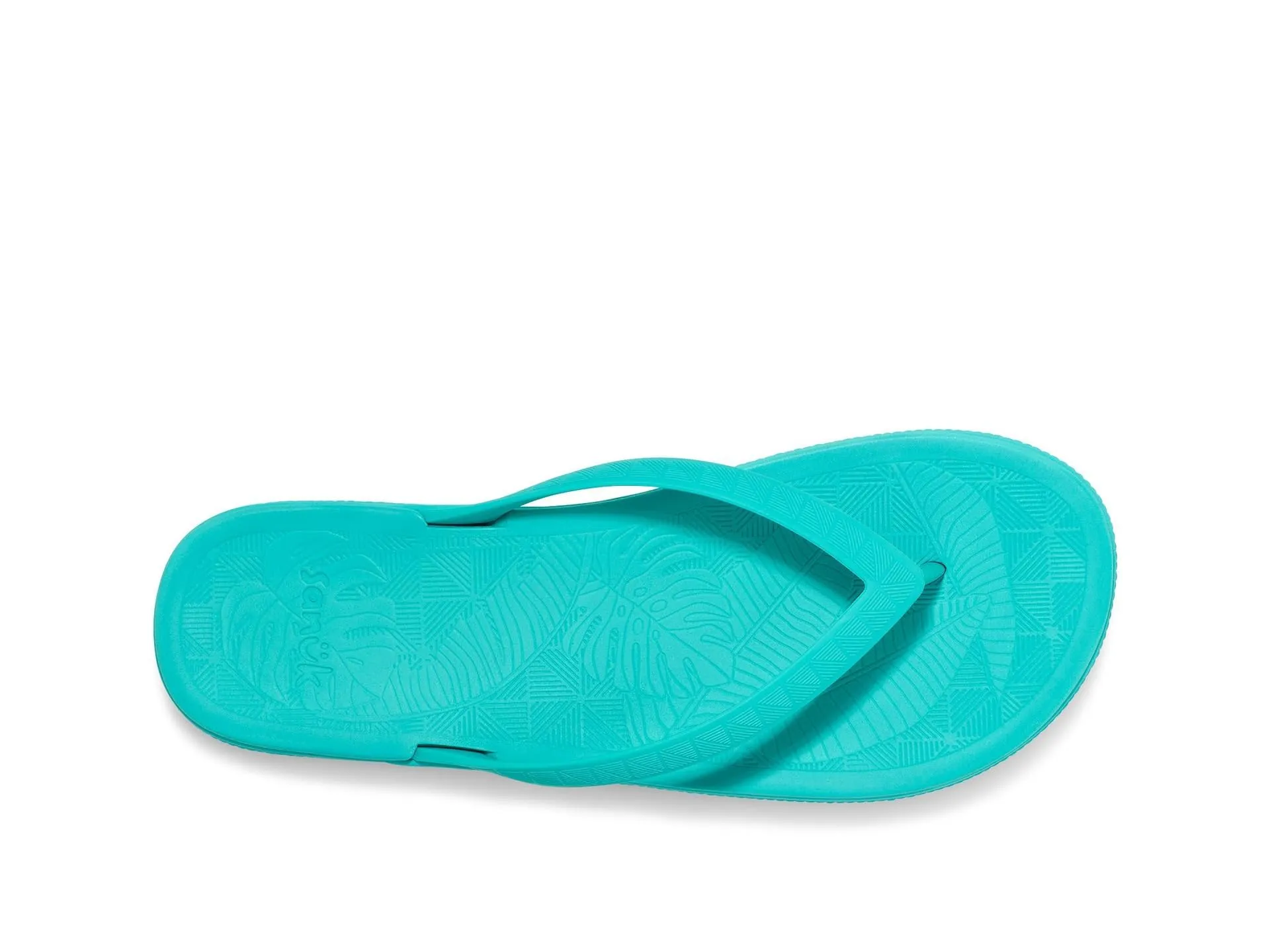 Women's Shoes Sanuk FUNSHINE Water Friendly Flip Flop Sandals 1152760 TURQUOISE